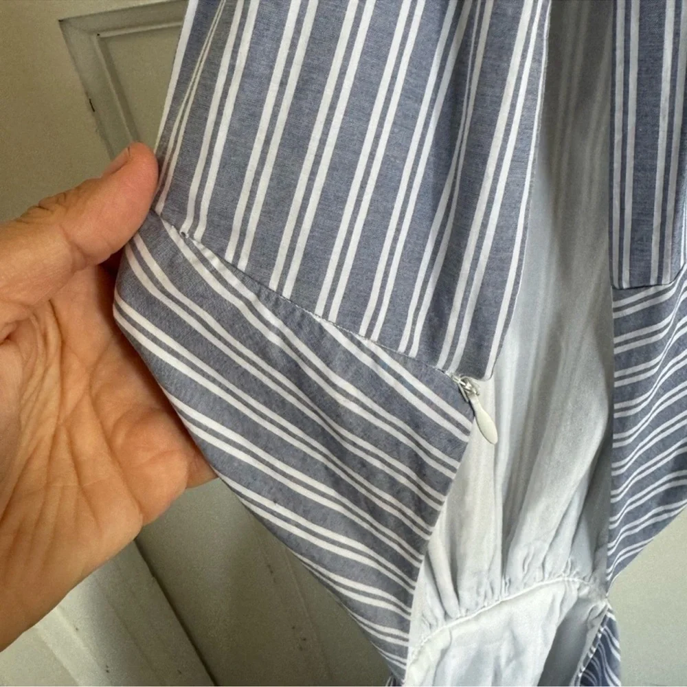 NWT J. Crew Collection Twist-back midi dress‎ in stripe size 8